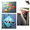 Monsterlesezeichen Bastelbogen Set zum Download
