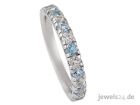 Edelsteinschmuck Ring Topas Edelsteine Weissgold günstig im Schmuck onlinesho