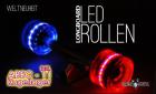 Weltneuheit LED Longboard / Skateboard Rollen v. Streetdevil Super Optik Wheels