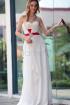 Chiffon elegantes volle länge Ballkleid - Dameo. de