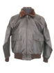 Herren Lederjacke mit Lammfell Kragen besetzt Lamm Nappa